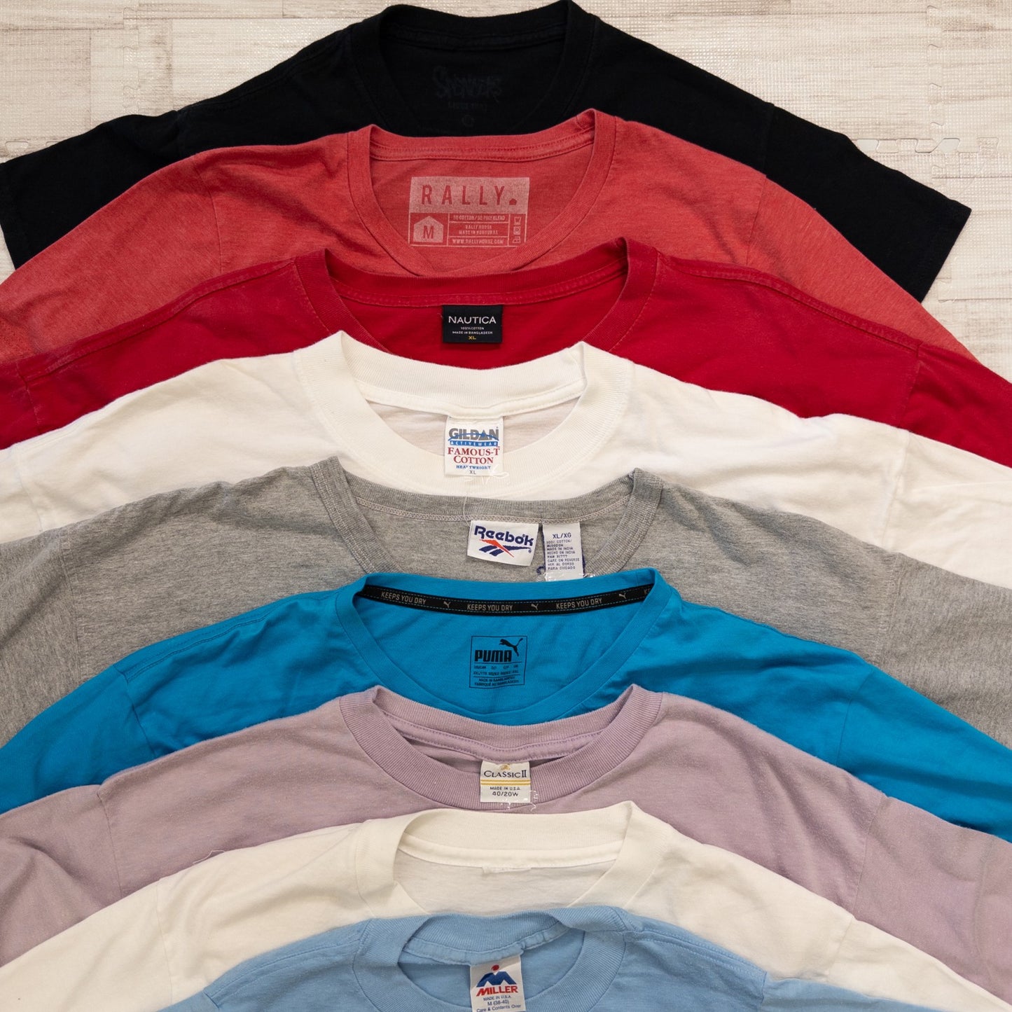古着卸 現物まとめ売り 洗濯済み 特価 USA半袖Tシャツ 36枚セット(XS-XXXL)