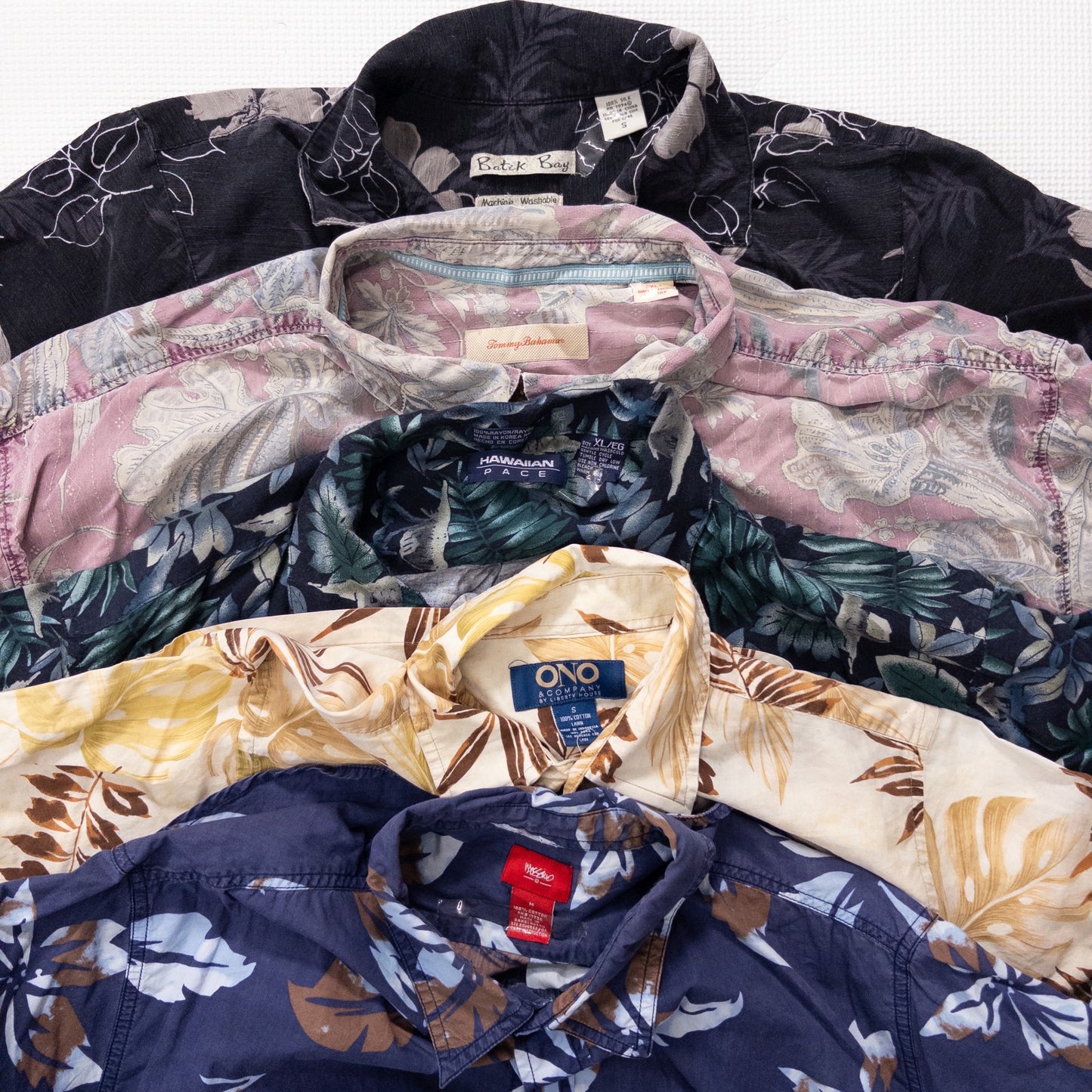 古着卸 現物まとめ売り 洗濯済み アロハシャツ 20枚セット(XS-XXXL)