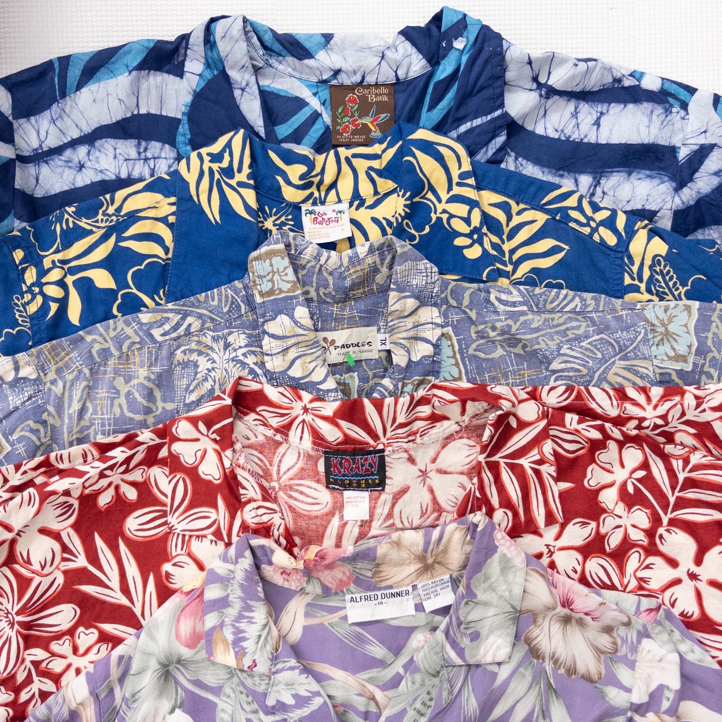 古着卸 現物まとめ売り 洗濯済み アロハシャツ 20枚セット(XS-XXXL)
