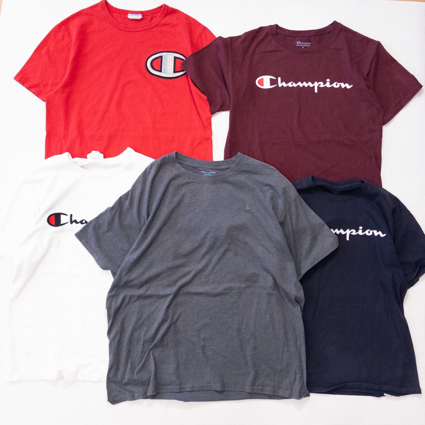 古着卸 現物まとめ売り 洗濯済み 特価 champion チャンピオン 半袖Tシャツ 20枚セット(S-XXXXL)
