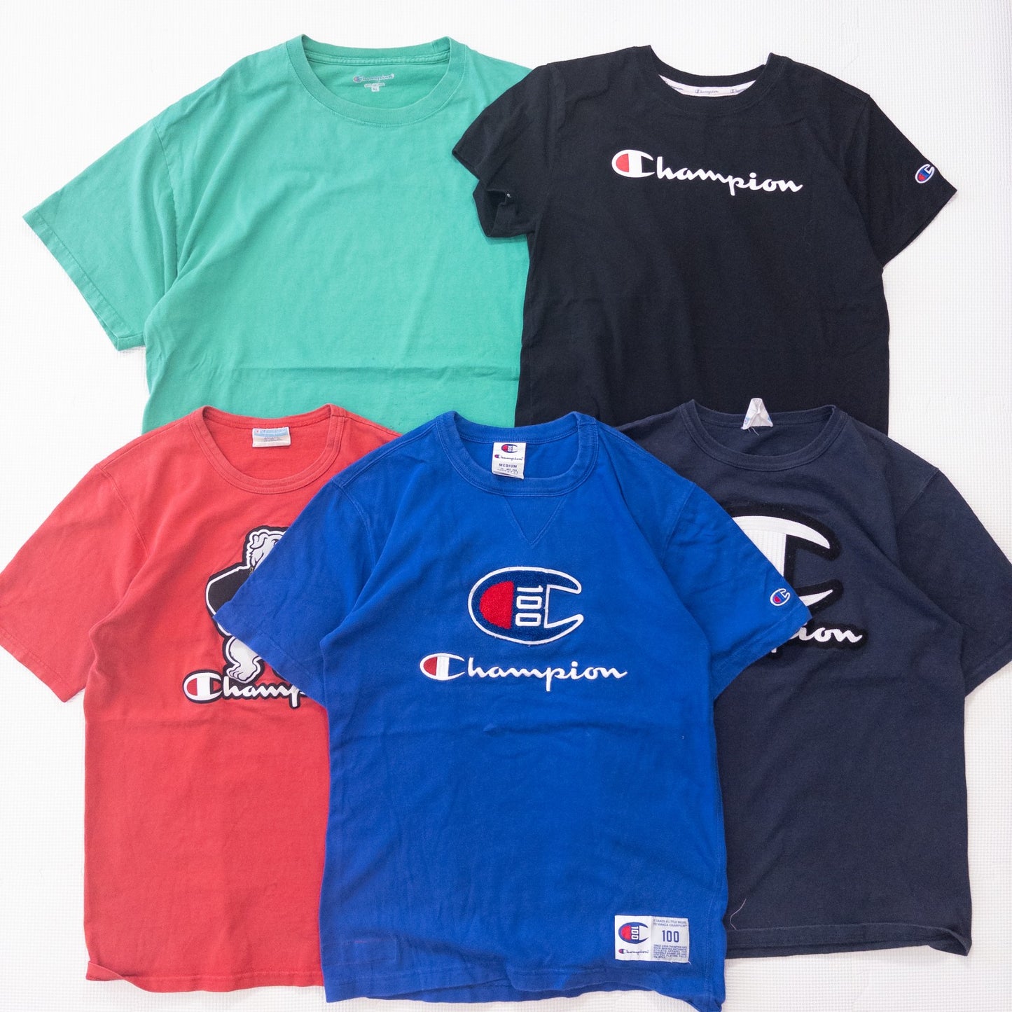 古着卸 現物まとめ売り 洗濯済み 特価 champion チャンピオン 半袖Tシャツ20枚セット(S-XXXL)