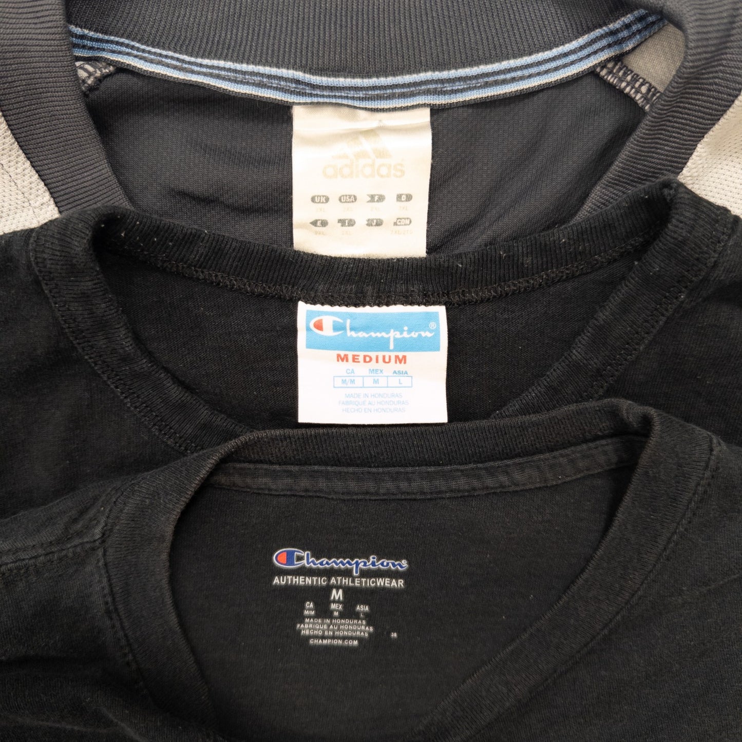 古着卸 現物まとめ売り 洗濯済み スポーツブランドロンT 10枚セット(S-XXL) w612008