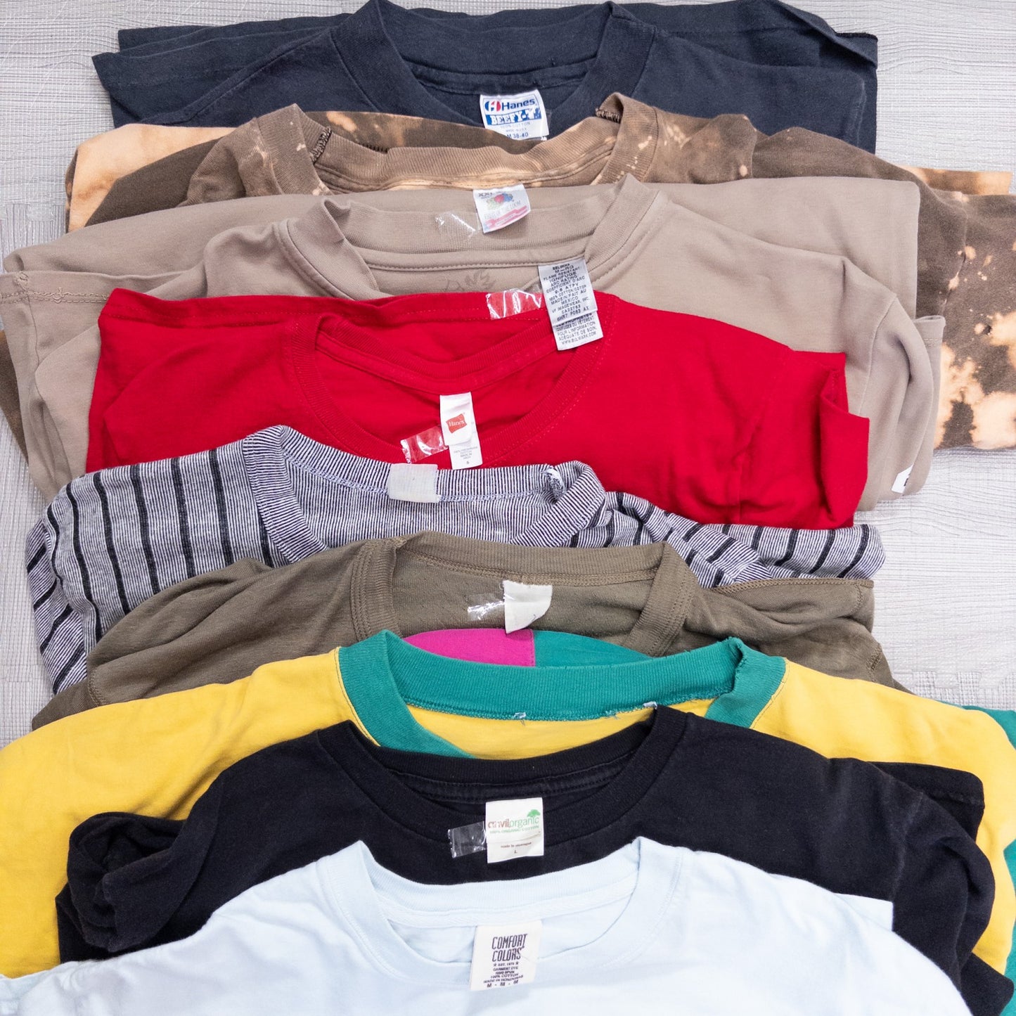 古着卸 現物まとめ売り 洗濯済み 特価ロンT 長袖Tシャツ 36枚セット (S~XXXL) w613002