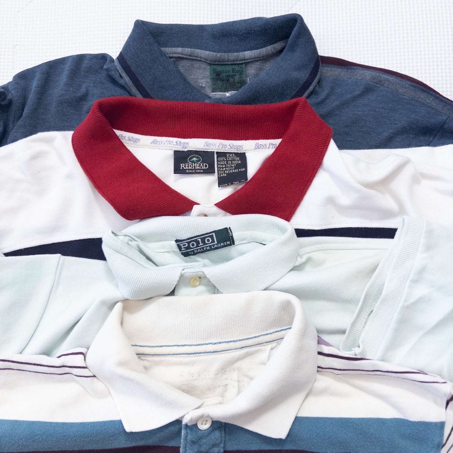 古着卸 現物まとめ売り 洗濯済み 特価半袖ポロシャツ 16枚セット(XS-XXL) w614003