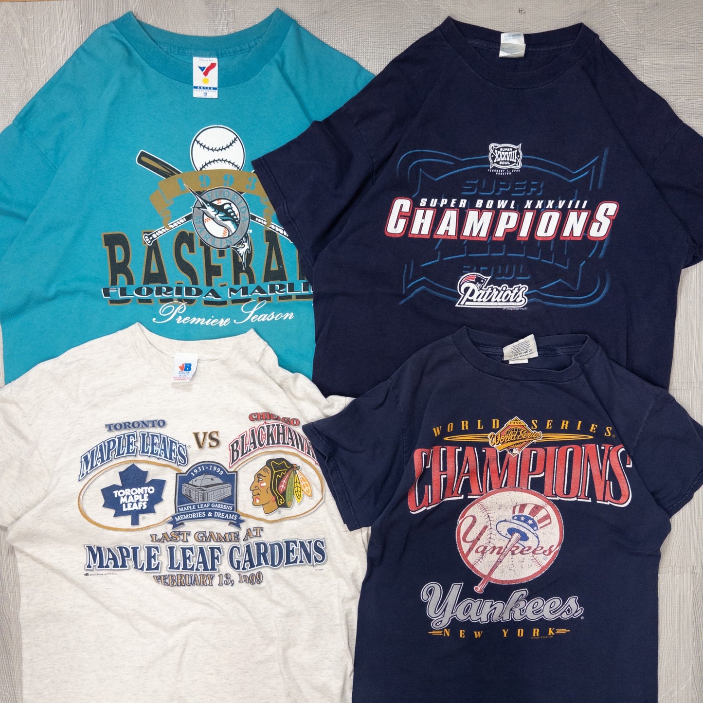 古着卸 現物まとめ売り 洗濯済み NFL MLB NHL オフィシャルチーム系 半袖Tシャツ 17枚セット(L-XXL) w701008
