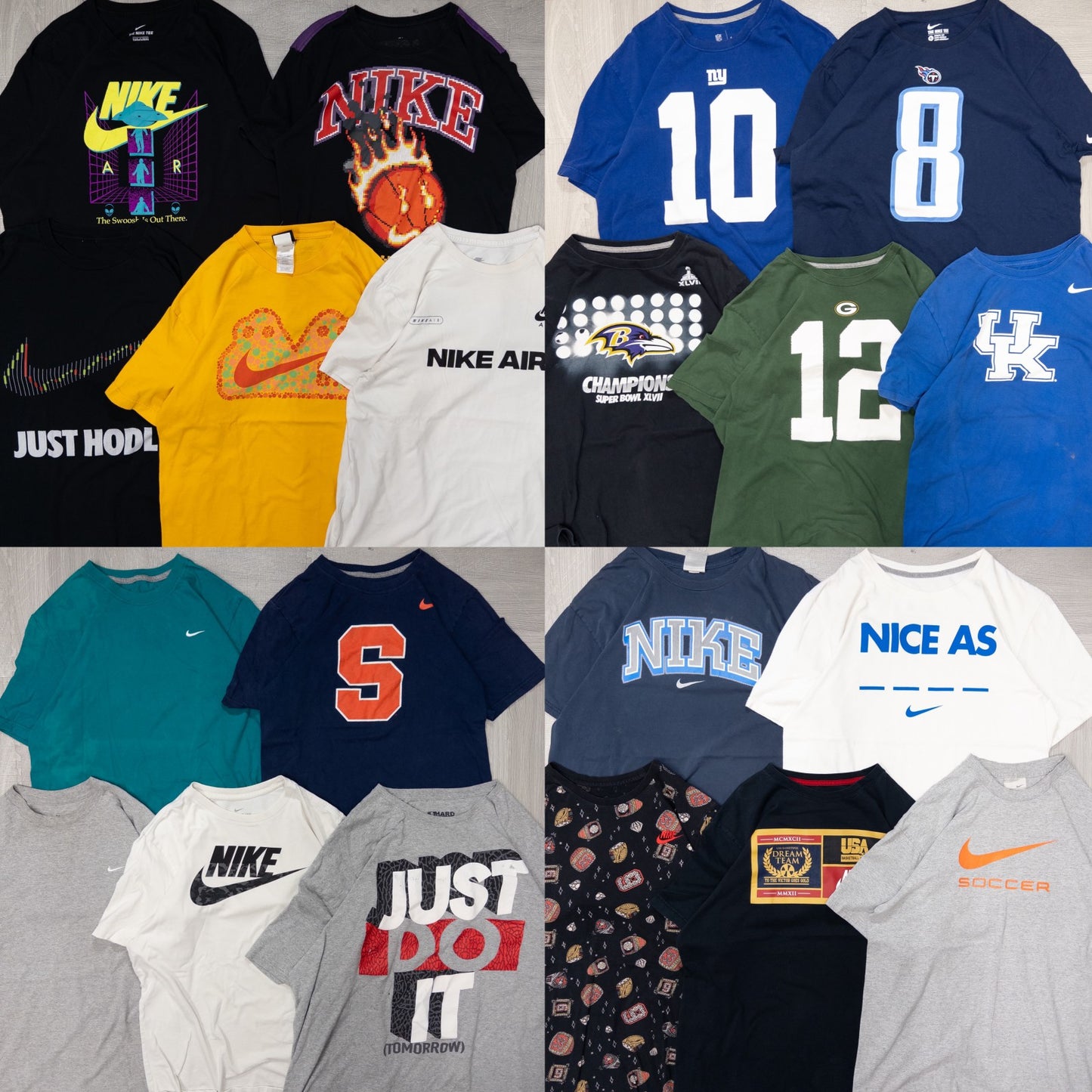古着卸 現物まとめ売り 洗濯済み NIKEナイキ 半袖Tシャツ 20枚セット(S-XXXL) w702002