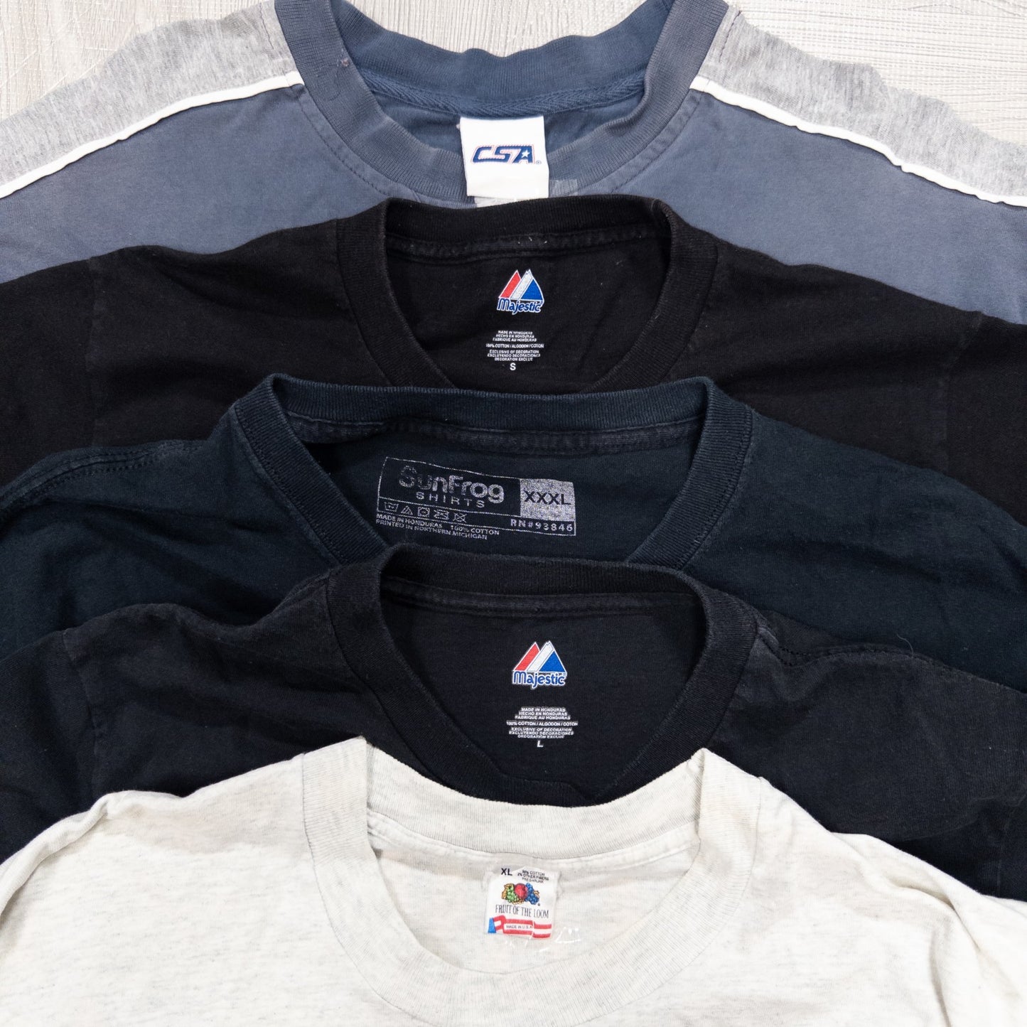 古着卸 現物まとめ売り 洗濯済み NFL MLB NHL オフィシャルチーム系 半袖Tシャツ 17枚セット(L-XXL) w702003