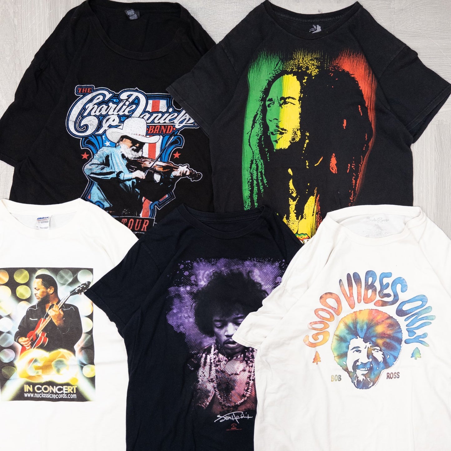 古着卸 現物まとめ売り 洗濯済み アーティスト ミュージック系 半袖Tシャツ 20枚セット(M-XXXL) w703001