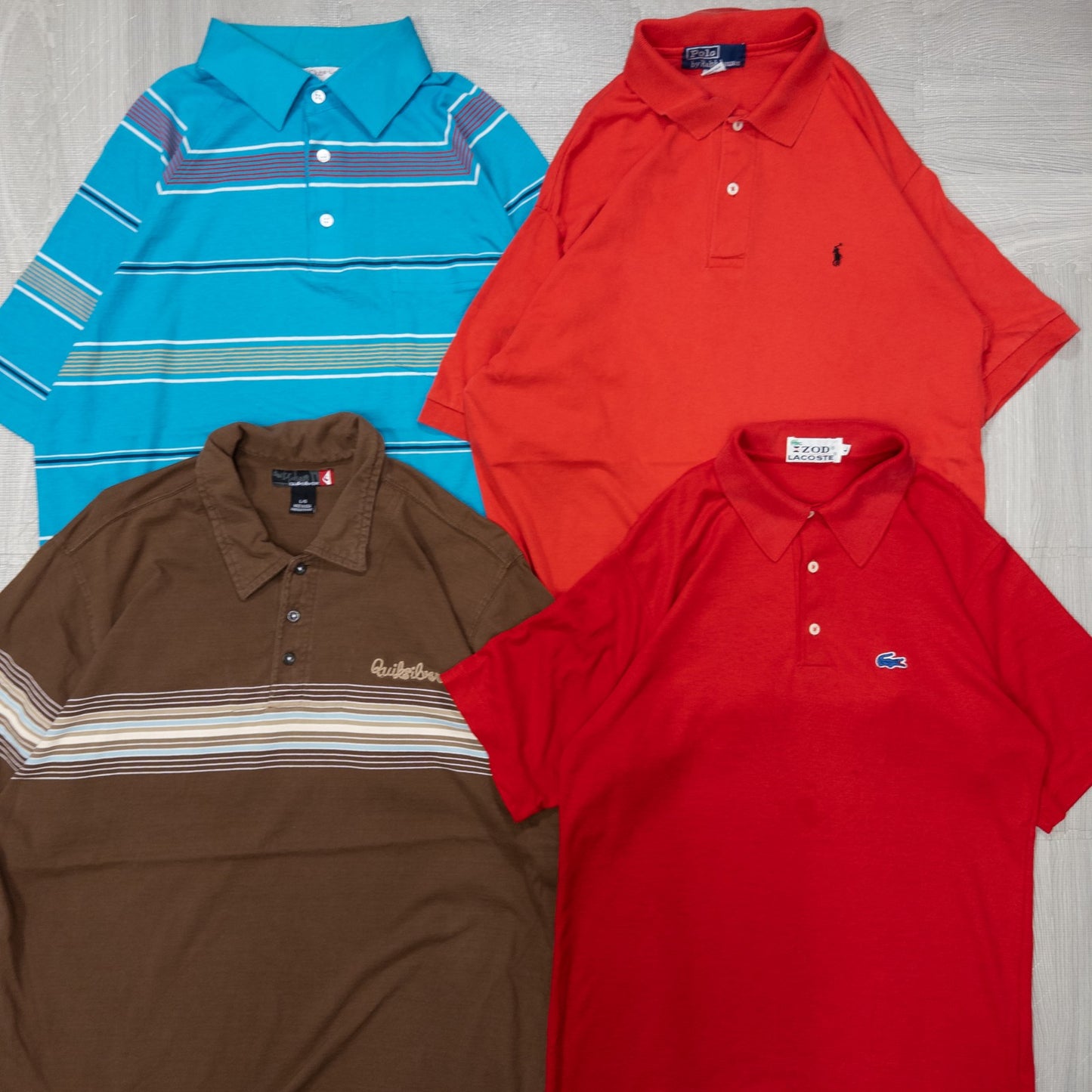 古着卸 現物まとめ売り 洗濯済み ブランドミックス 半袖ポロシャツ 16枚セット(S-XXXL) w703005