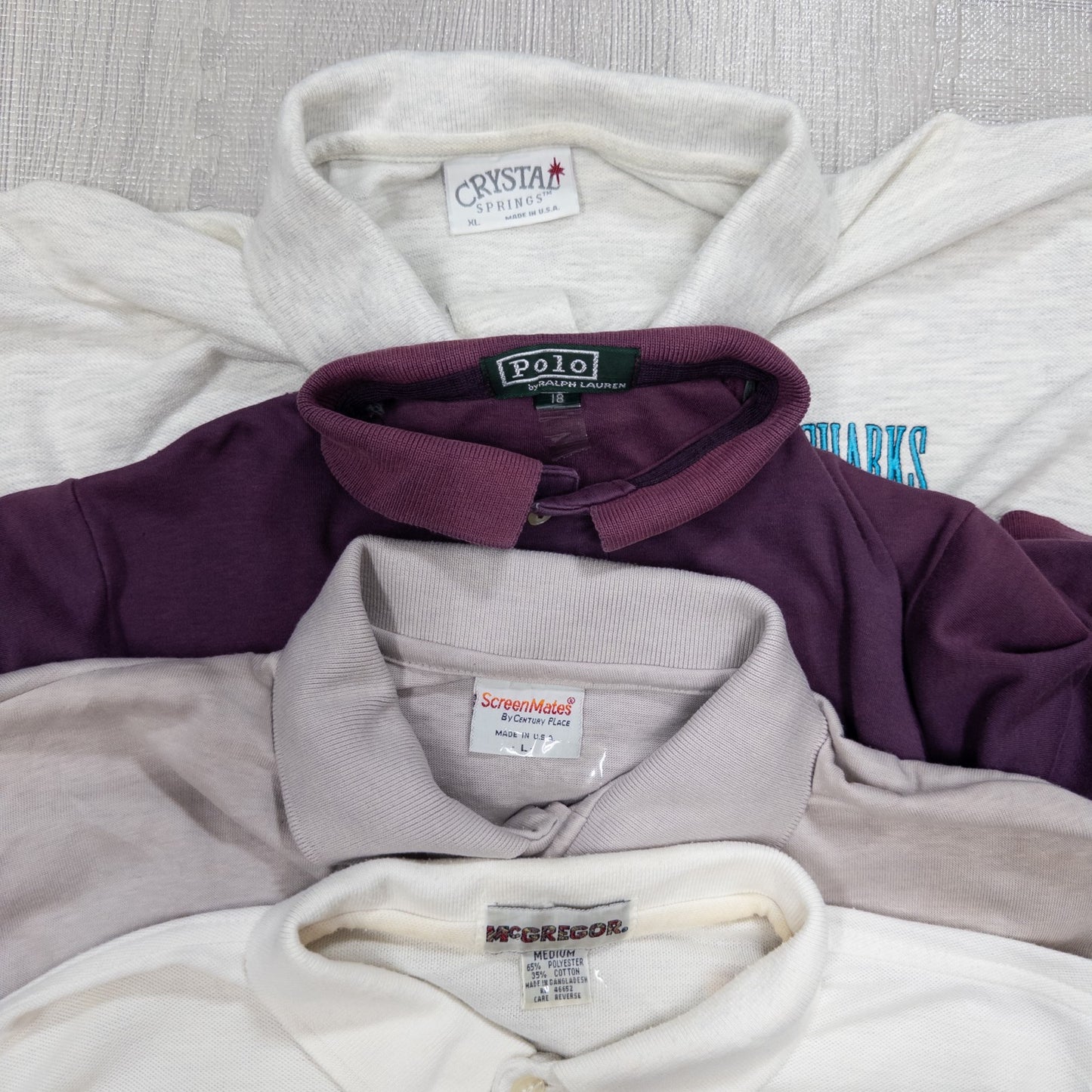 古着卸 現物まとめ売り 洗濯済み 半袖ポロシャツ 16枚セット(S-XL) w703006