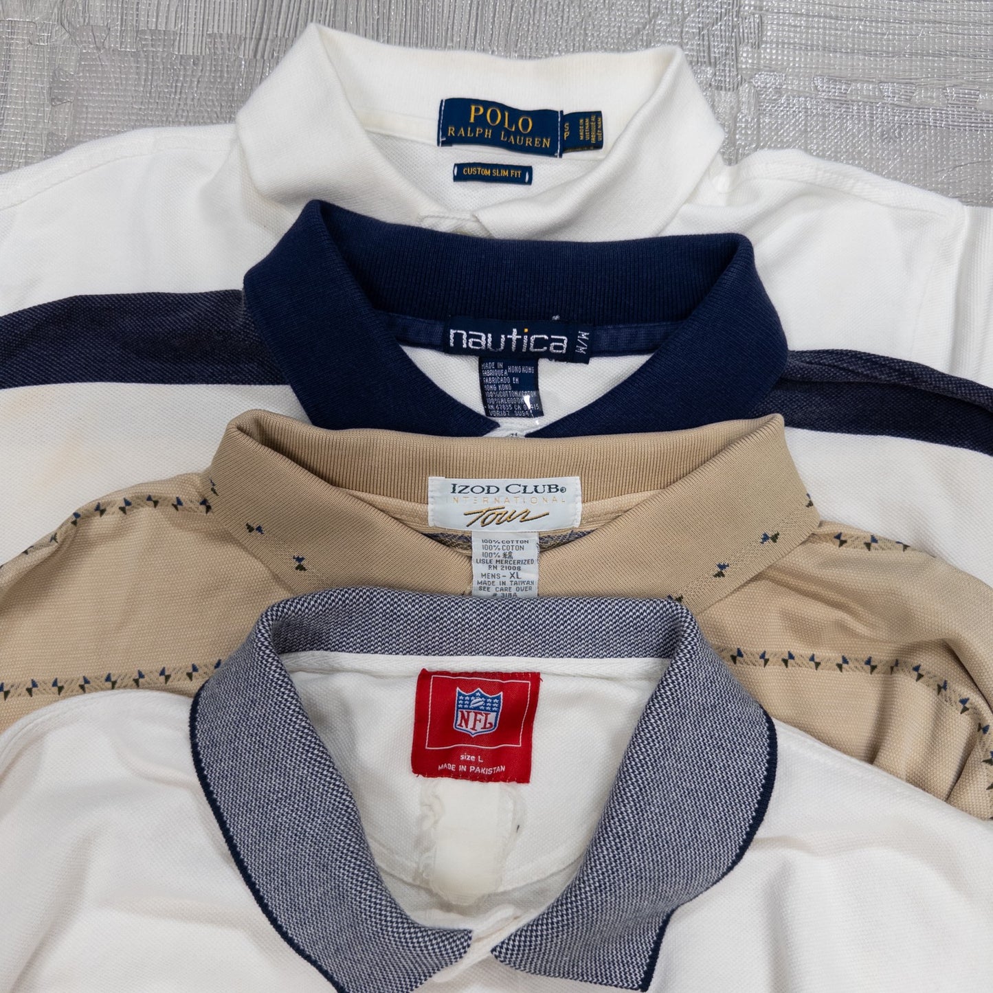 古着卸 現物まとめ売り 洗濯済み 半袖ポロシャツ 16枚セット(S-XL) w703006
