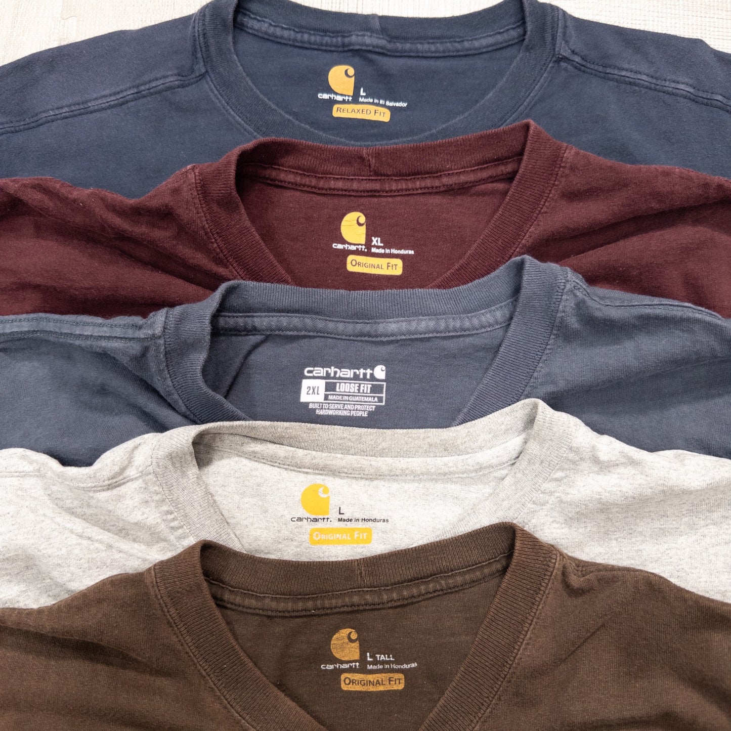 古着卸 現物まとめ売り 洗濯済み カーハート半袖Tシャツ 20枚セット(M-XXXL) w704001