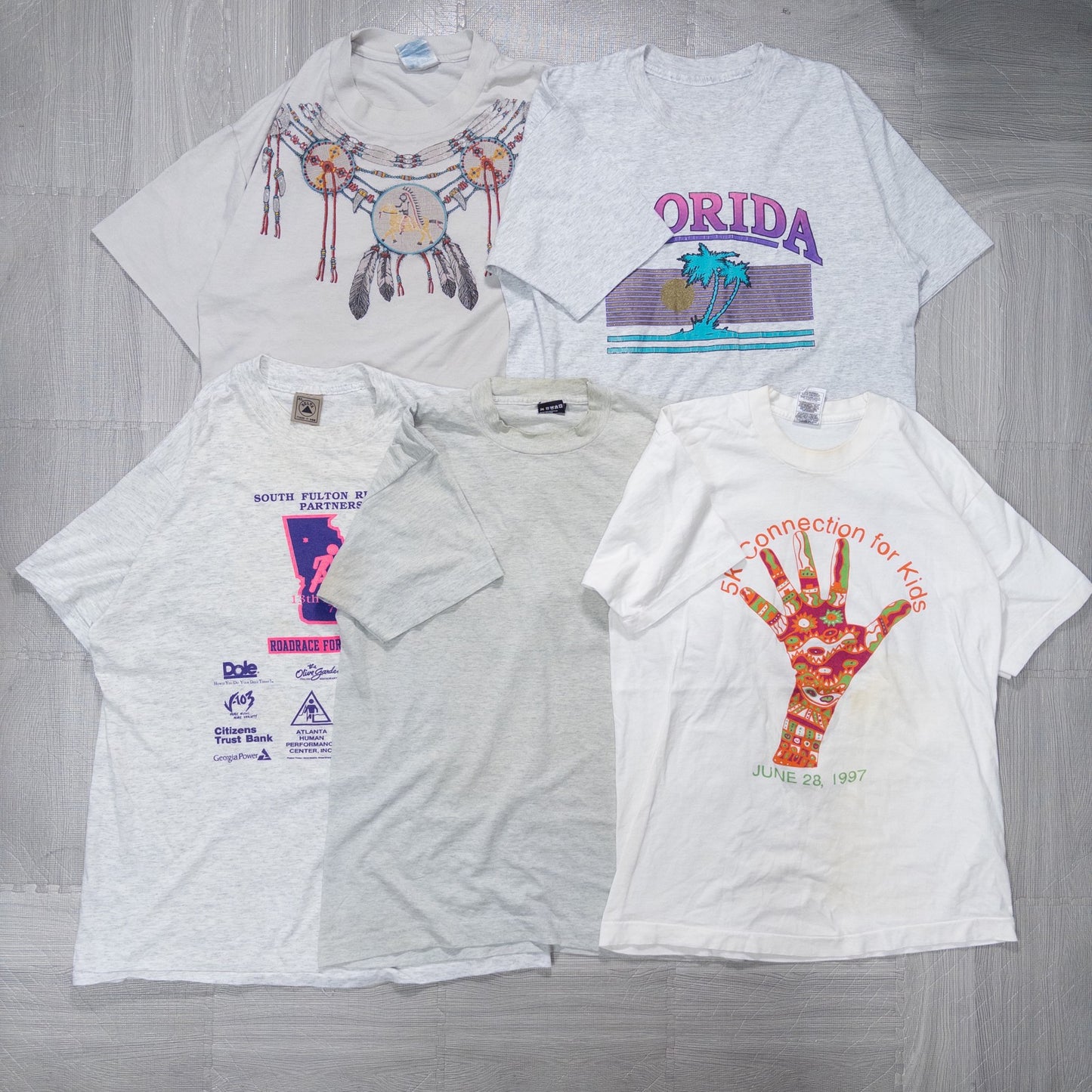 古着卸 現物まとめ売り 洗濯済み 90sシミあり半袖Tシャツ 20枚セット(M-XXL) w705001