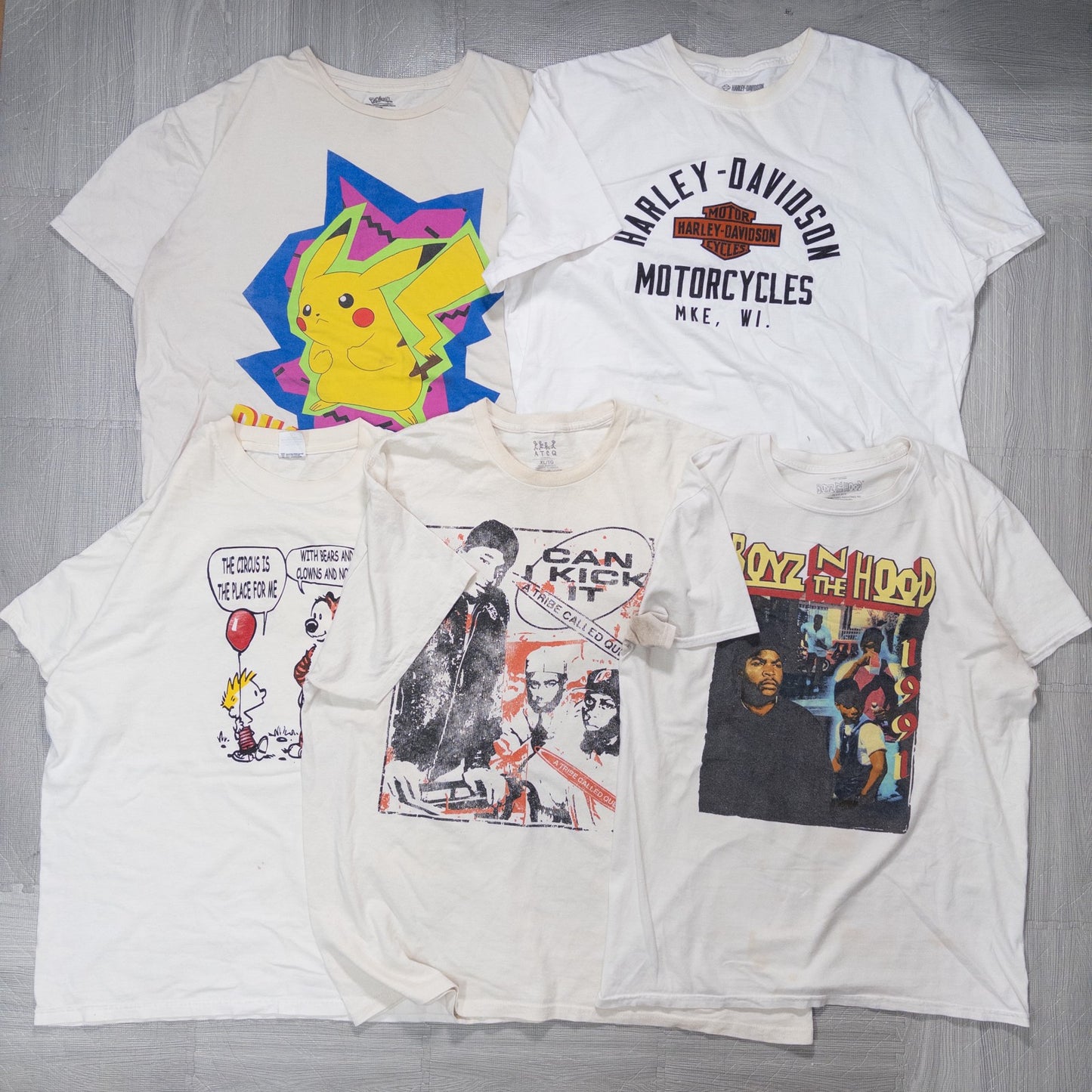 古着卸 現物まとめ売り 洗濯済み 00s シミあり半袖Tシャツ 20枚セット(S-XXL) w705006