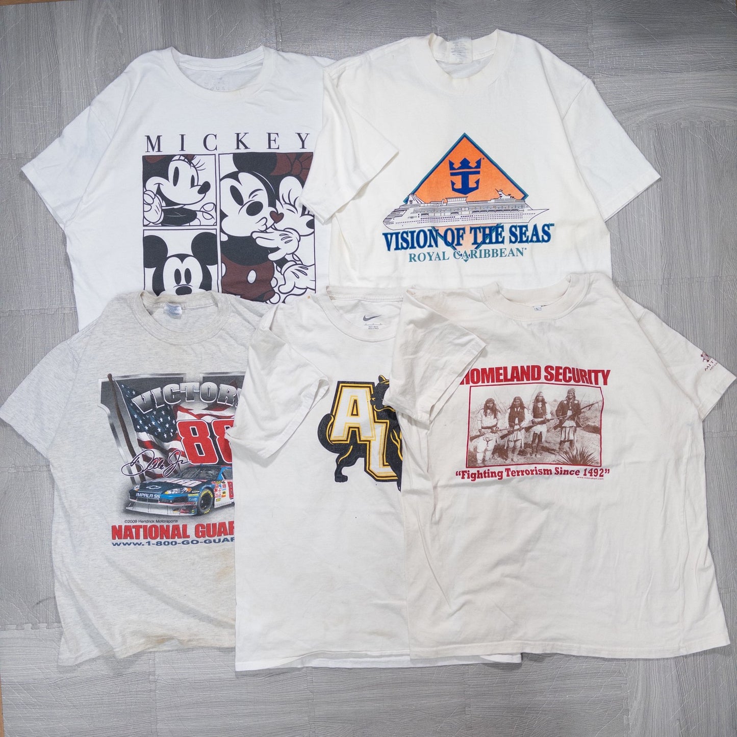古着卸 現物まとめ売り 洗濯済み 00s シミあり半袖Tシャツ 20枚セット(S-XXL) w705006