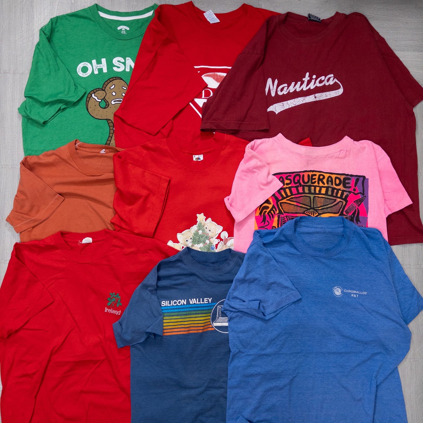 古着卸 現物まとめ売り 洗濯済み 特価USAプリント半袖Tシャツ 36枚セット(S-XXL) w706005