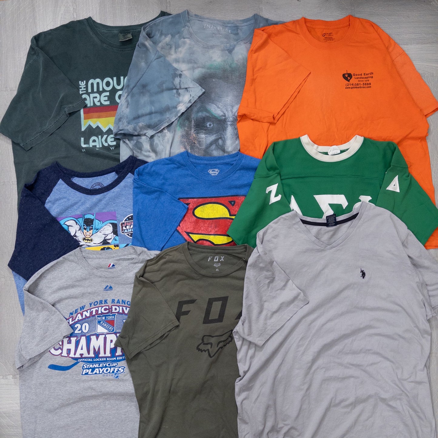 古着卸 現物まとめ売り 洗濯済み 特価USAプリント半袖Tシャツ 36枚セット(S-XXXL) w706006