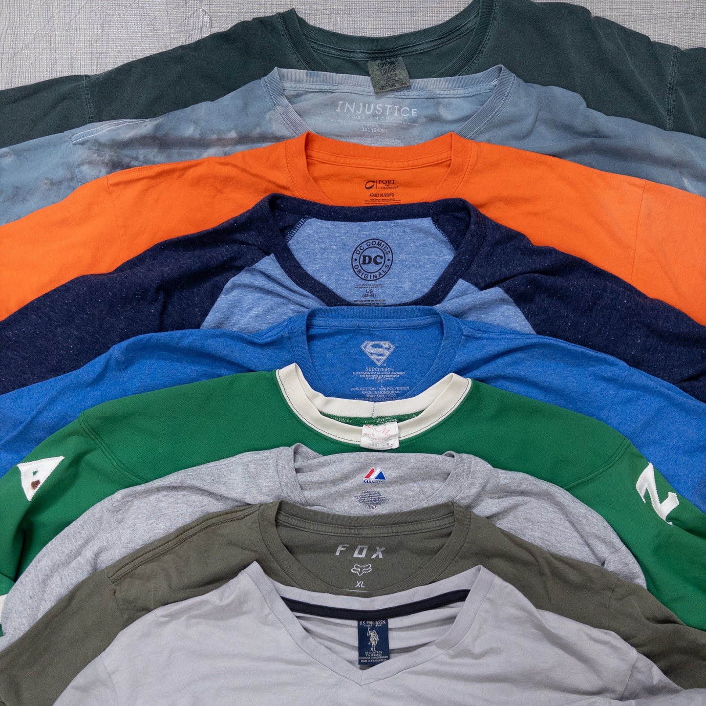 古着卸 現物まとめ売り 洗濯済み 特価USAプリント半袖Tシャツ 36枚セット(S-XXXL) w706006