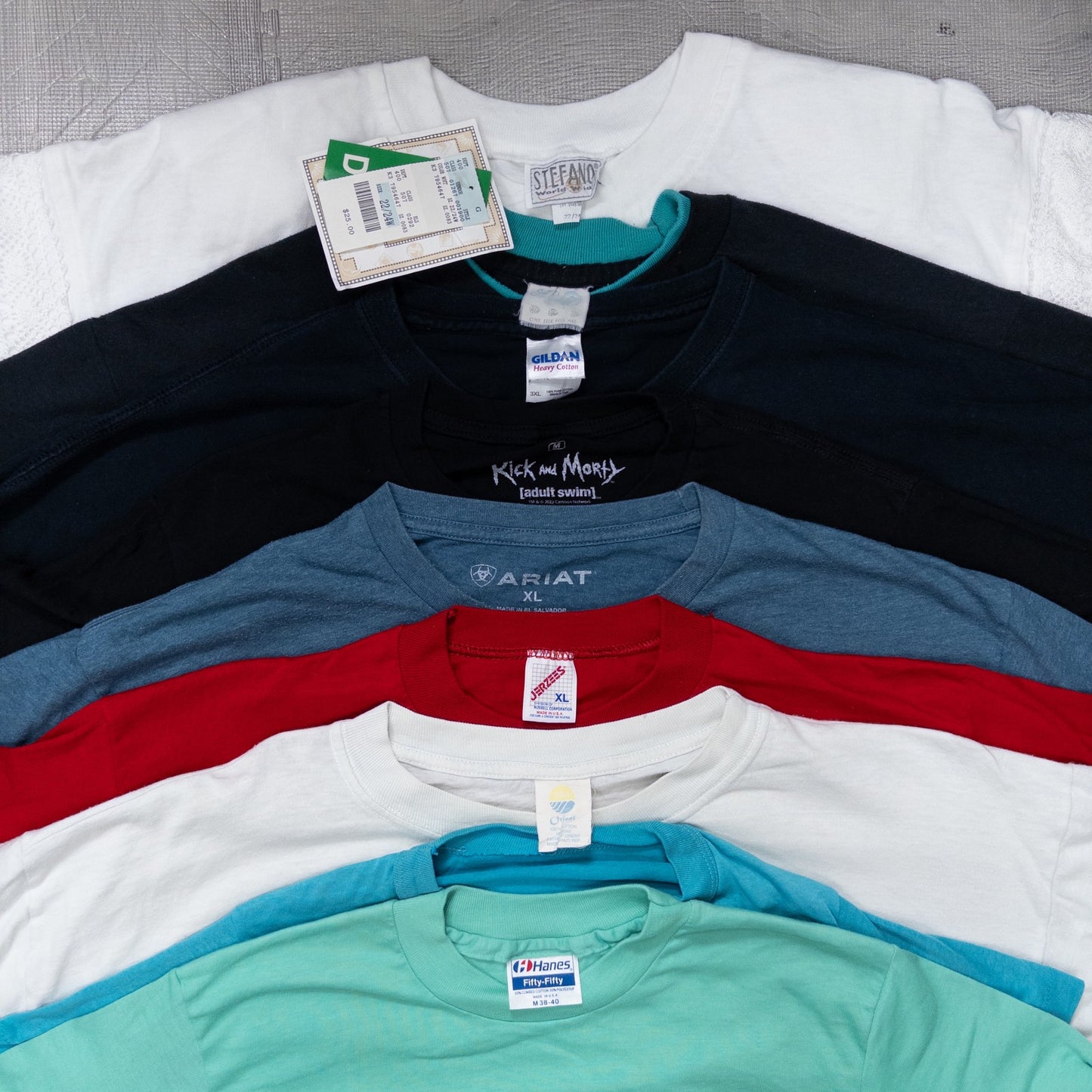 古着卸 現物まとめ売り 洗濯済み 特価USAプリント半袖Tシャツ 36枚セット(S-XXXL) w706006