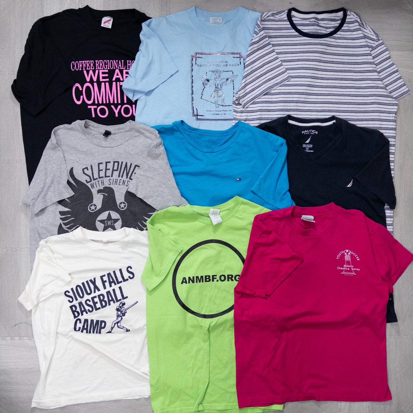 古着卸 現物まとめ売り 洗濯済み 特価USAプリント半袖Tシャツ 36枚セット(S-XXXL) w706006