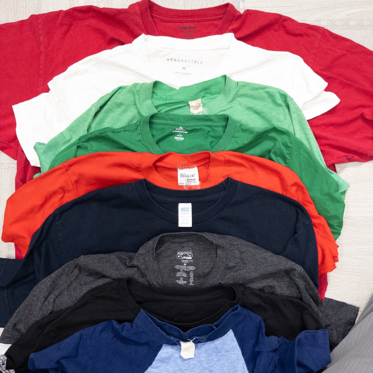 古着卸 現物まとめ売り 洗濯済み 特価USAプリント半袖Tシャツ 36枚セット(S-XXXL) w708005
