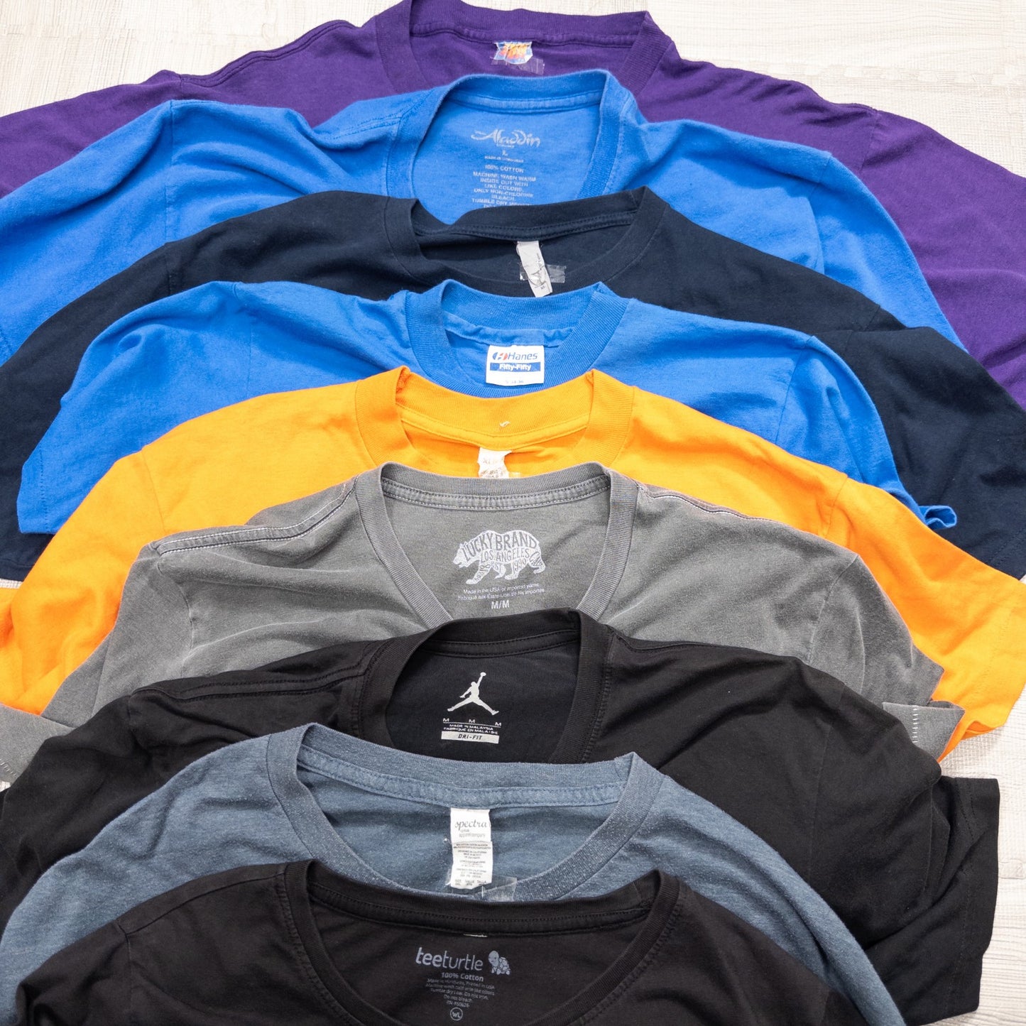 古着卸 現物まとめ売り 洗濯済み 特価USAプリント半袖Tシャツ 36枚セット(S-XXL) w708006