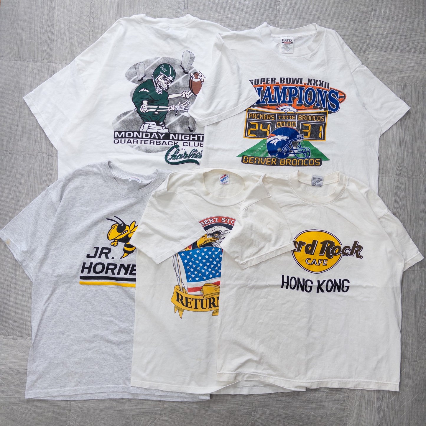 古着卸 現物まとめ売り 洗濯済み 00sシミあり半袖Tシャツ 21枚セット(S-XXL) w803008