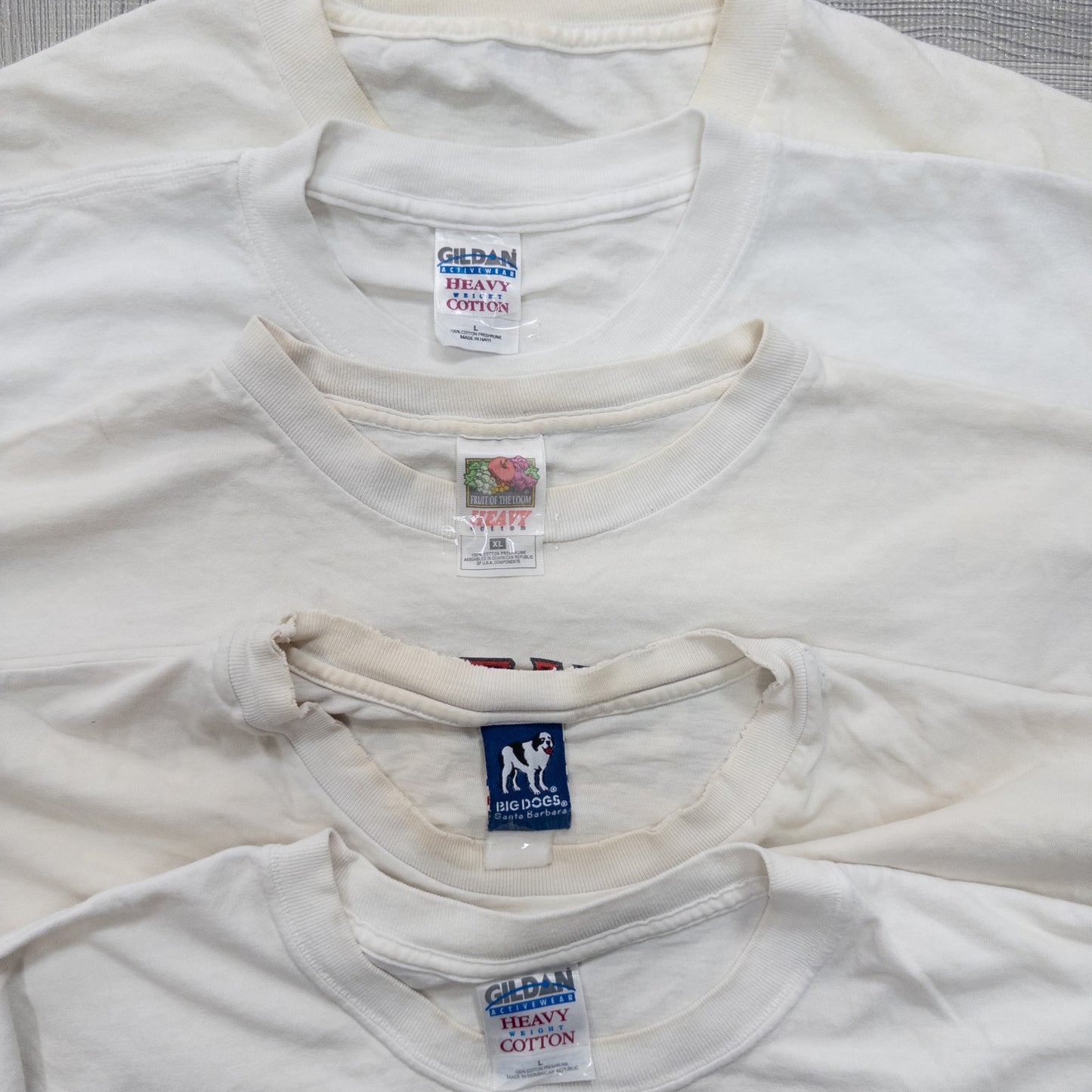 古着卸 現物まとめ売り 洗濯済み 00sシミあり半袖Tシャツ 21枚セット(S-XXL) w803010