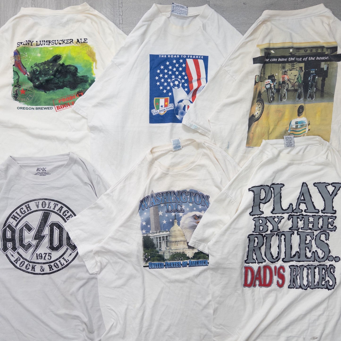 古着卸 現物まとめ売り 洗濯済み 00sシミあり半袖Tシャツ 21枚セット(S-XXL) w803010