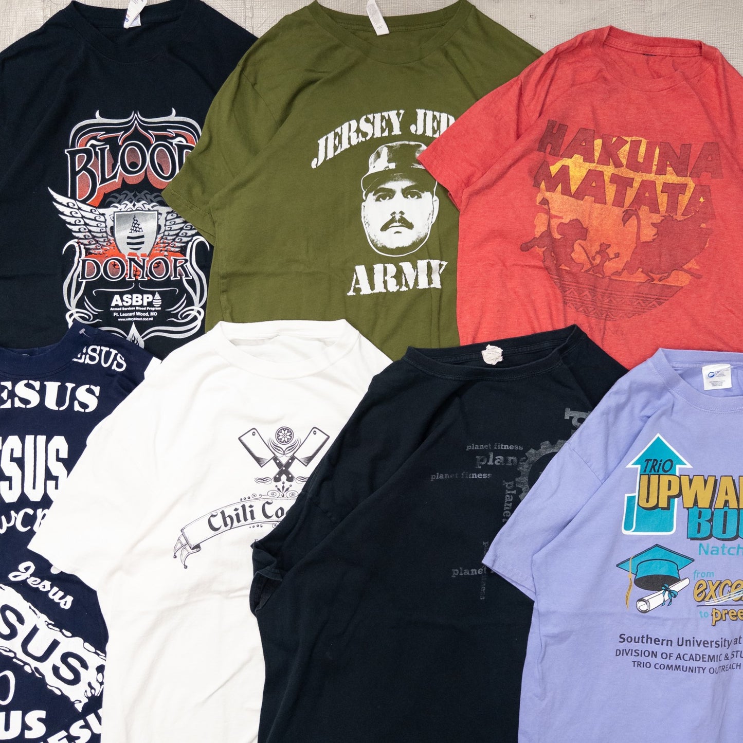 古着卸 現物まとめ売り 洗濯済み 特価USAプリント半袖Tシャツ 27枚セット(S-XXXL) w814001