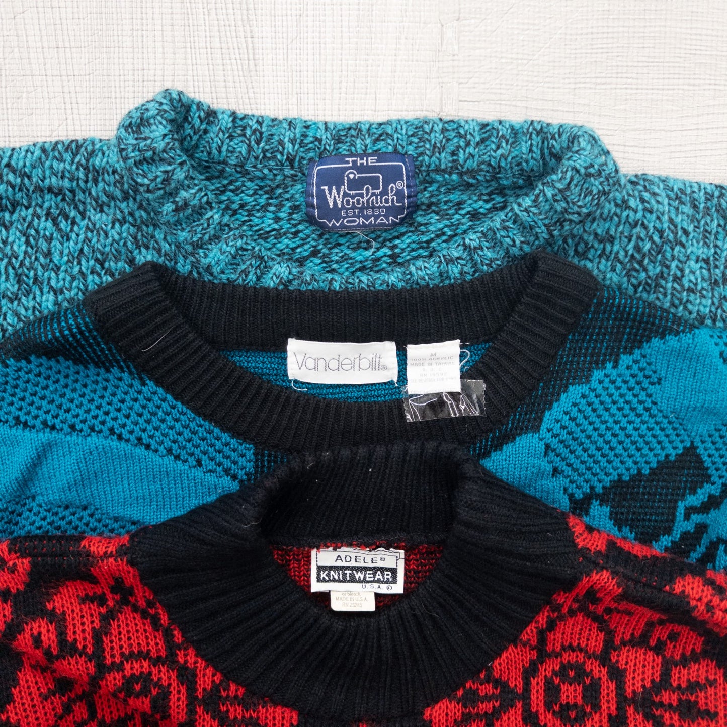 古着卸 現物まとめ売り 洗濯済み レディースサイズ/デザインニット 12枚セット(M-XL) w904001