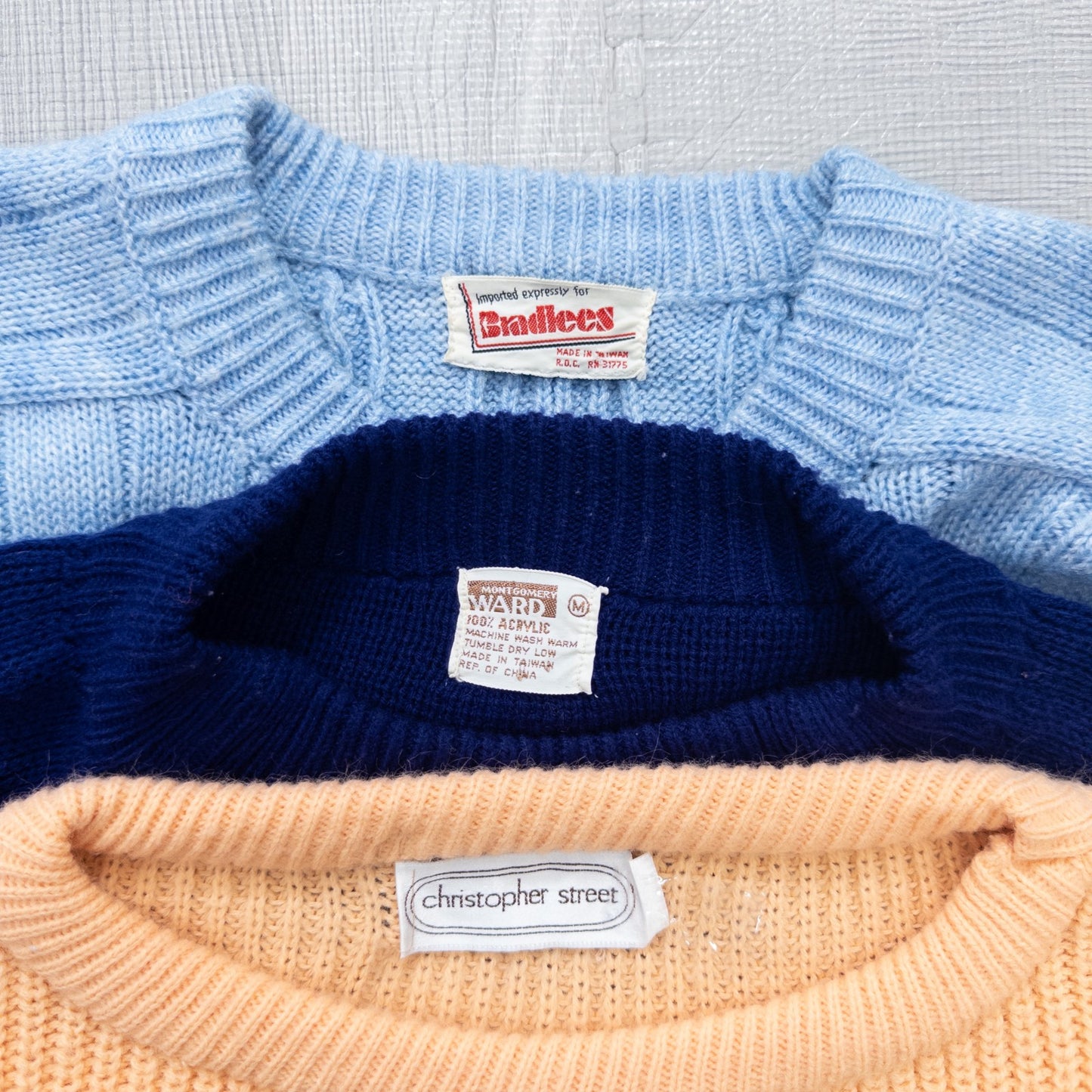古着卸 現物まとめ売り 洗濯済み レディースサイズ/デザインニット 12枚セット(M-XL) w904001