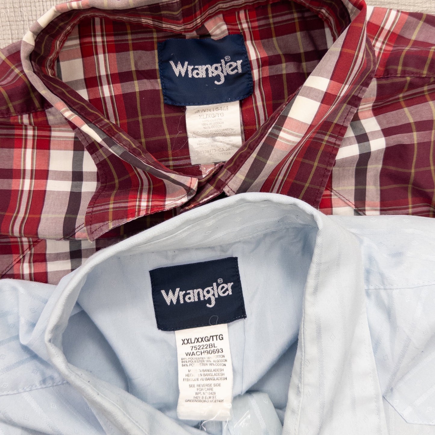 古着卸 現物まとめ売り 洗濯済み 長袖ウエスタンシャツ 8枚セット(M-XXL) w908005