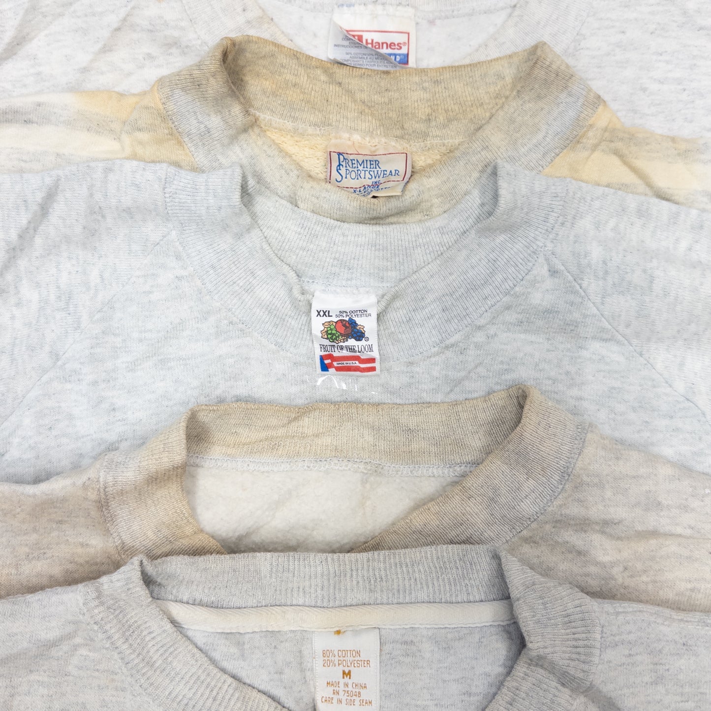 90's スウェット(シミあり) 未洗濯 20pcs  w0311006