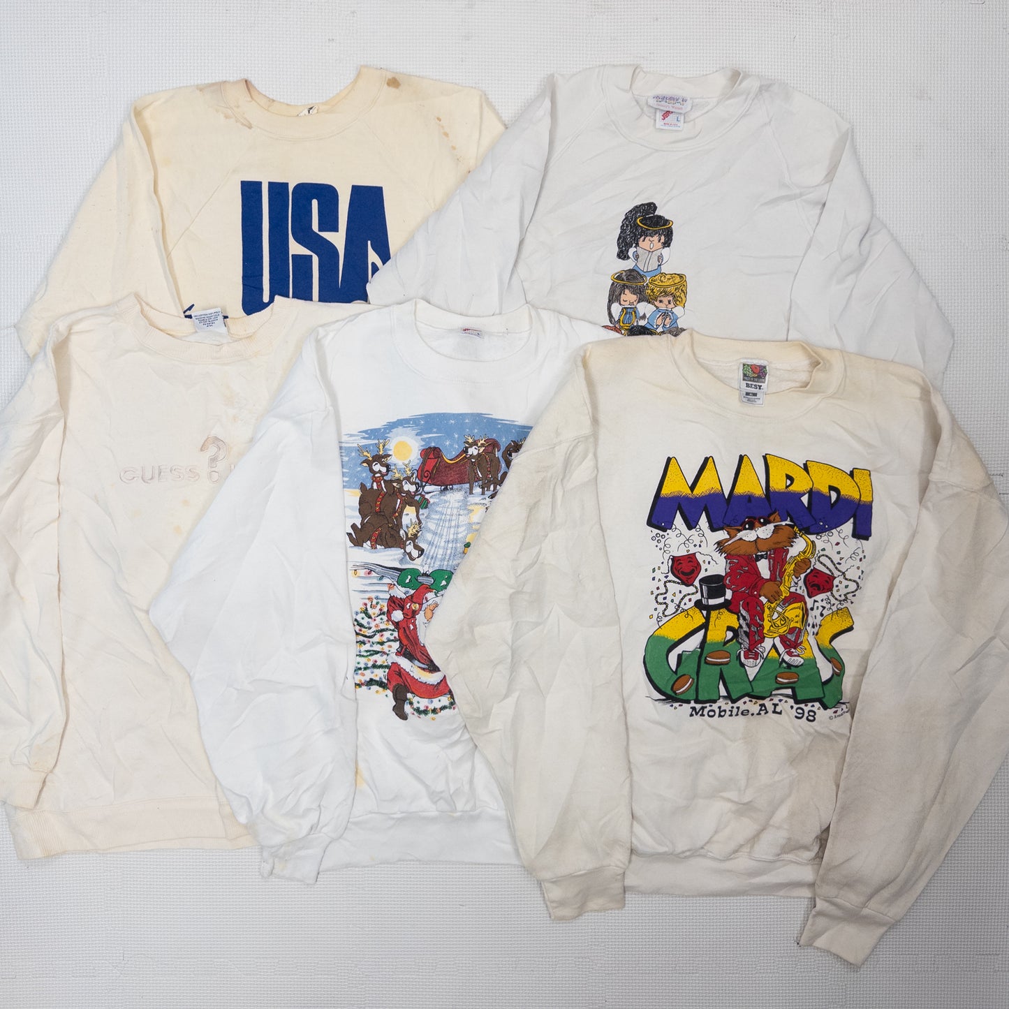 90's スウェット(シミあり) 未洗濯 20pcs  w0311006