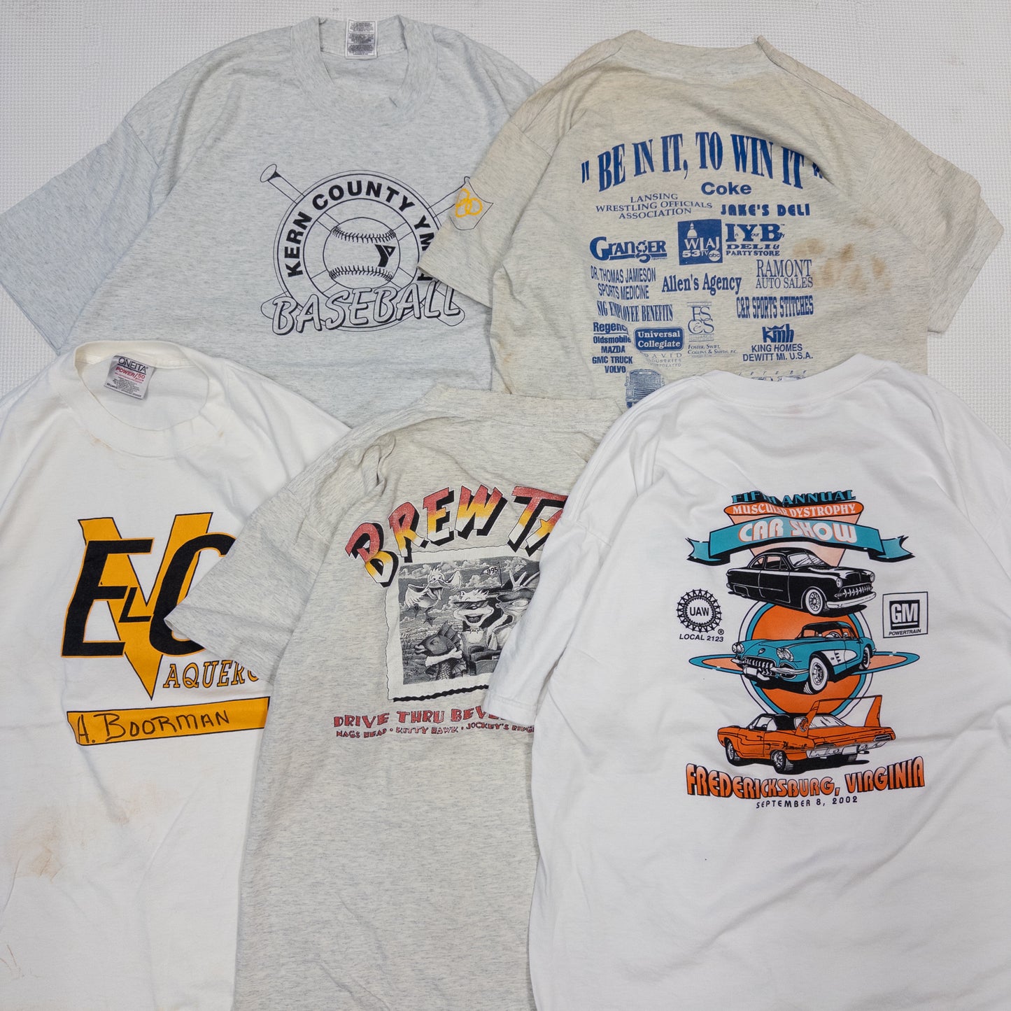 90's シミありTシャツ 20pcs  w0315001