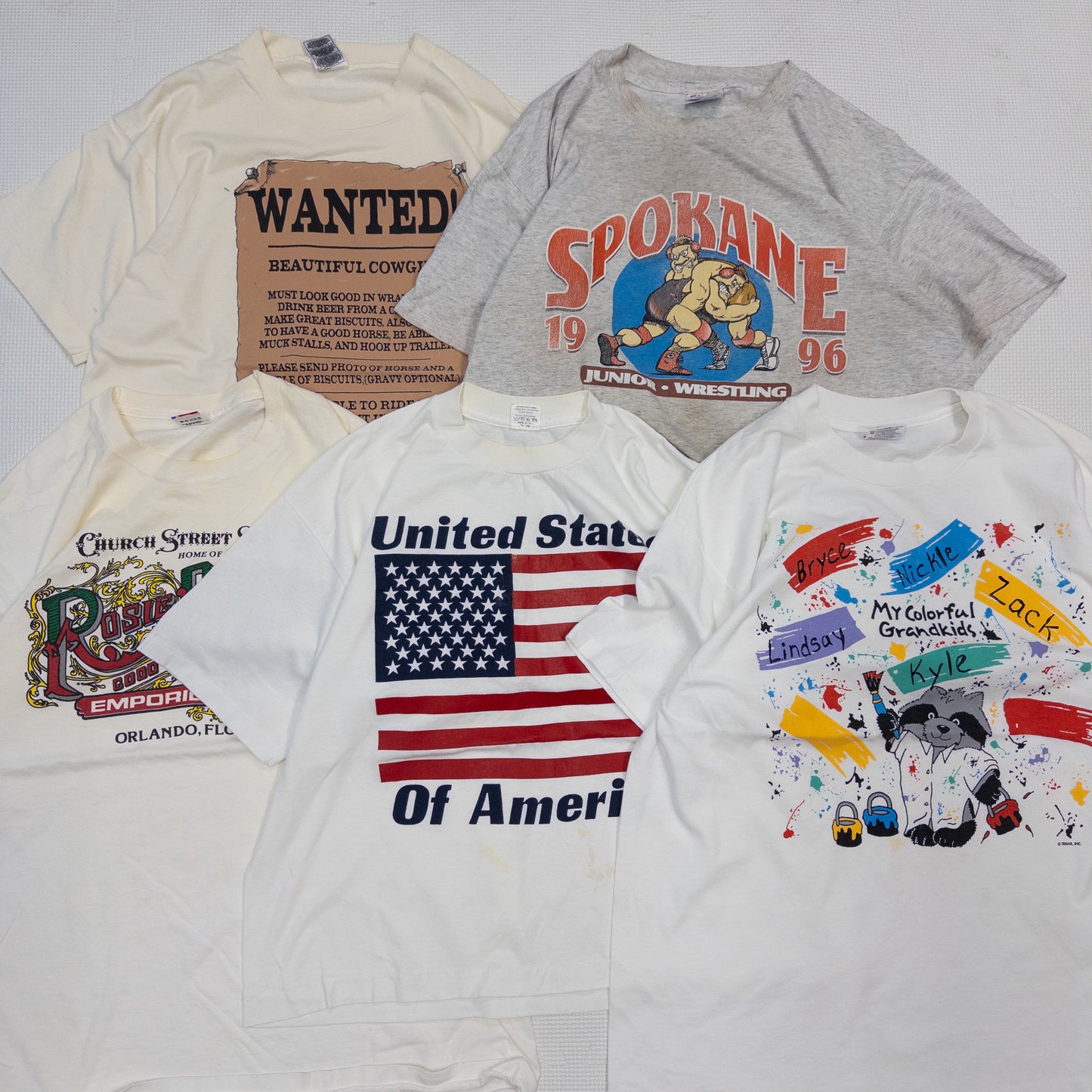 90's シミありTシャツ 20pcs  w0315001