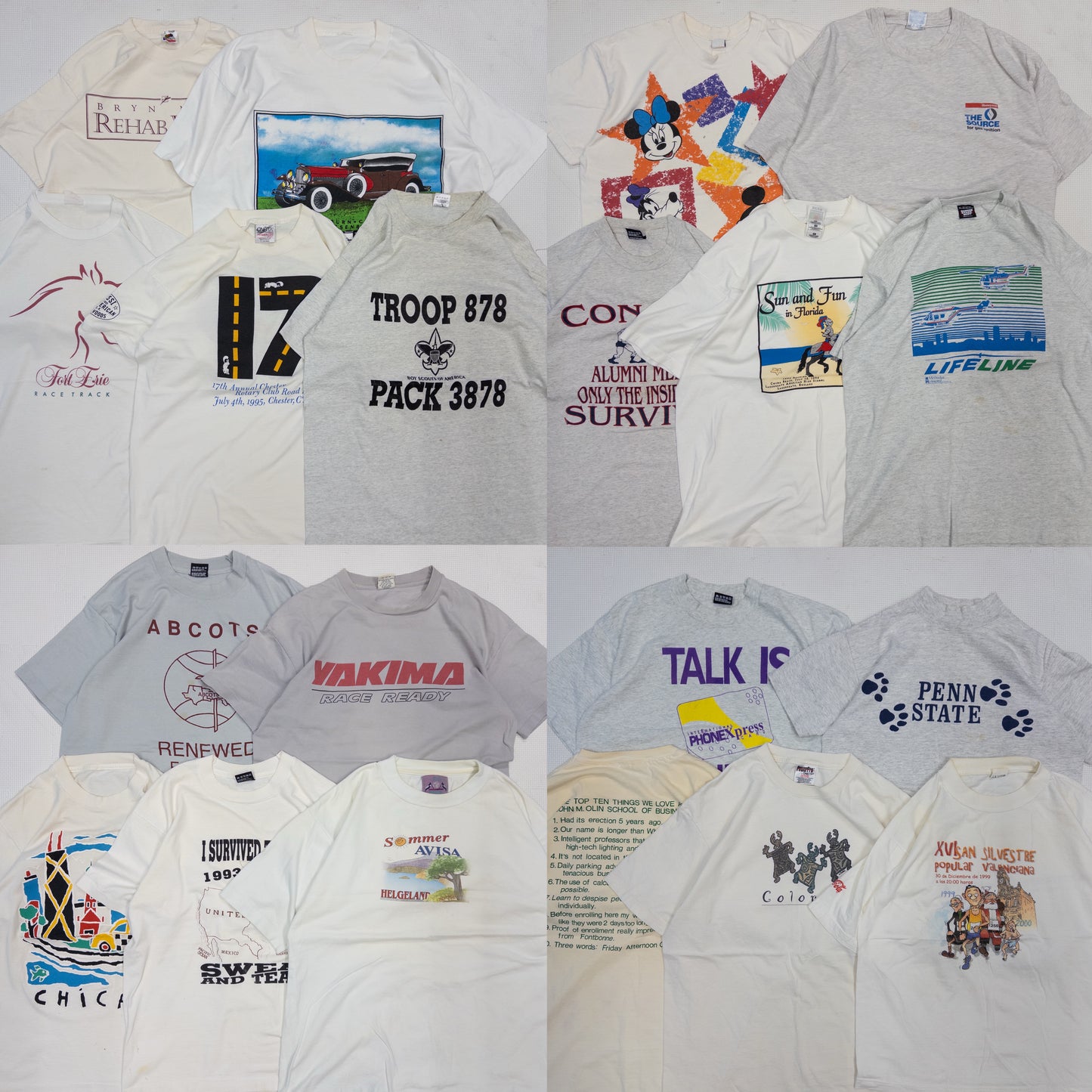 90's シミありTシャツ 20pcs  w0315004