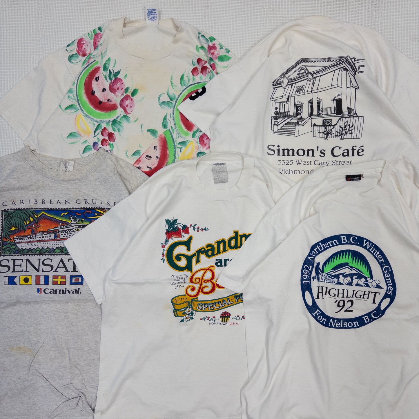 90's シミありTシャツ 20pcs  w0315005