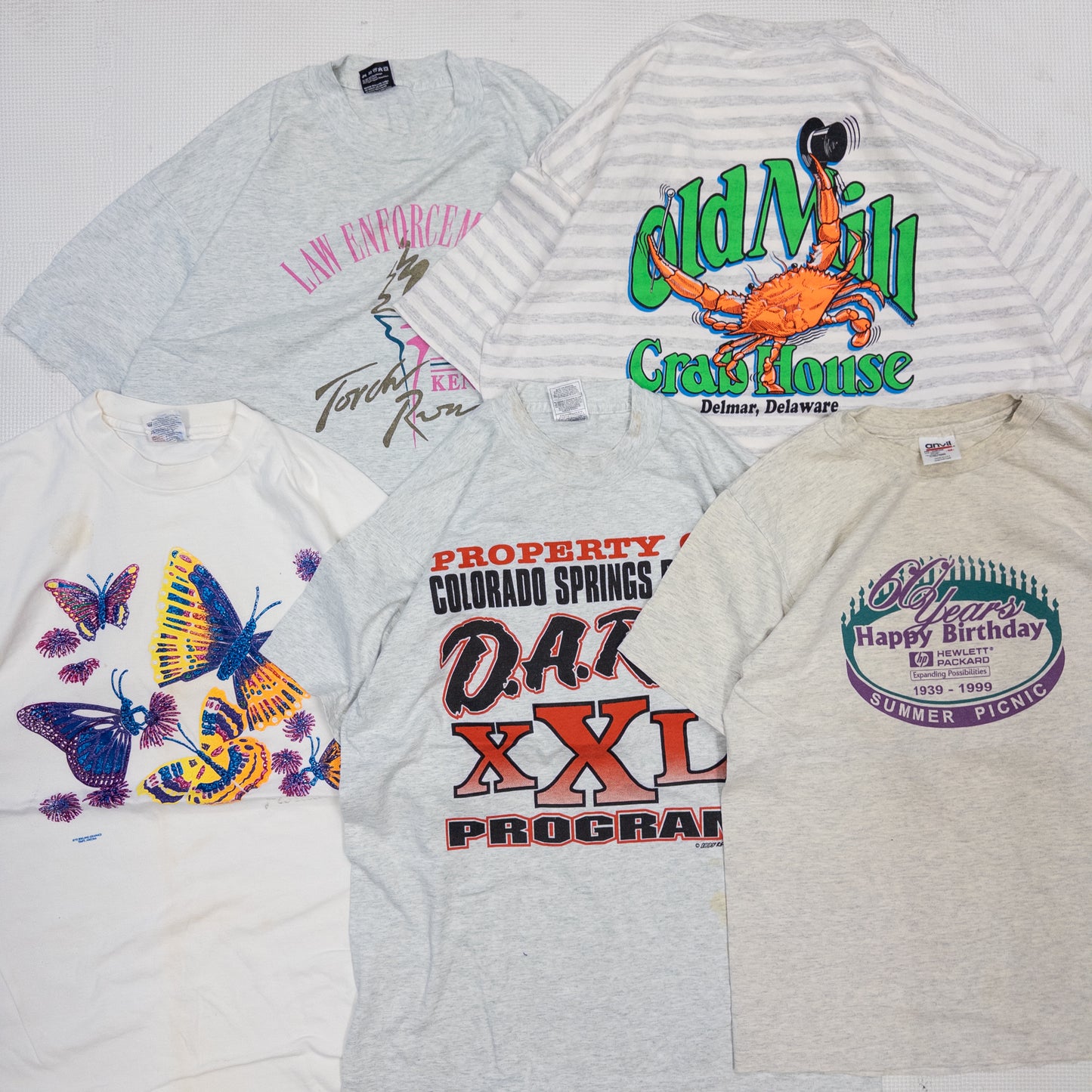 90's シミありTシャツ 20pcs  w0315005