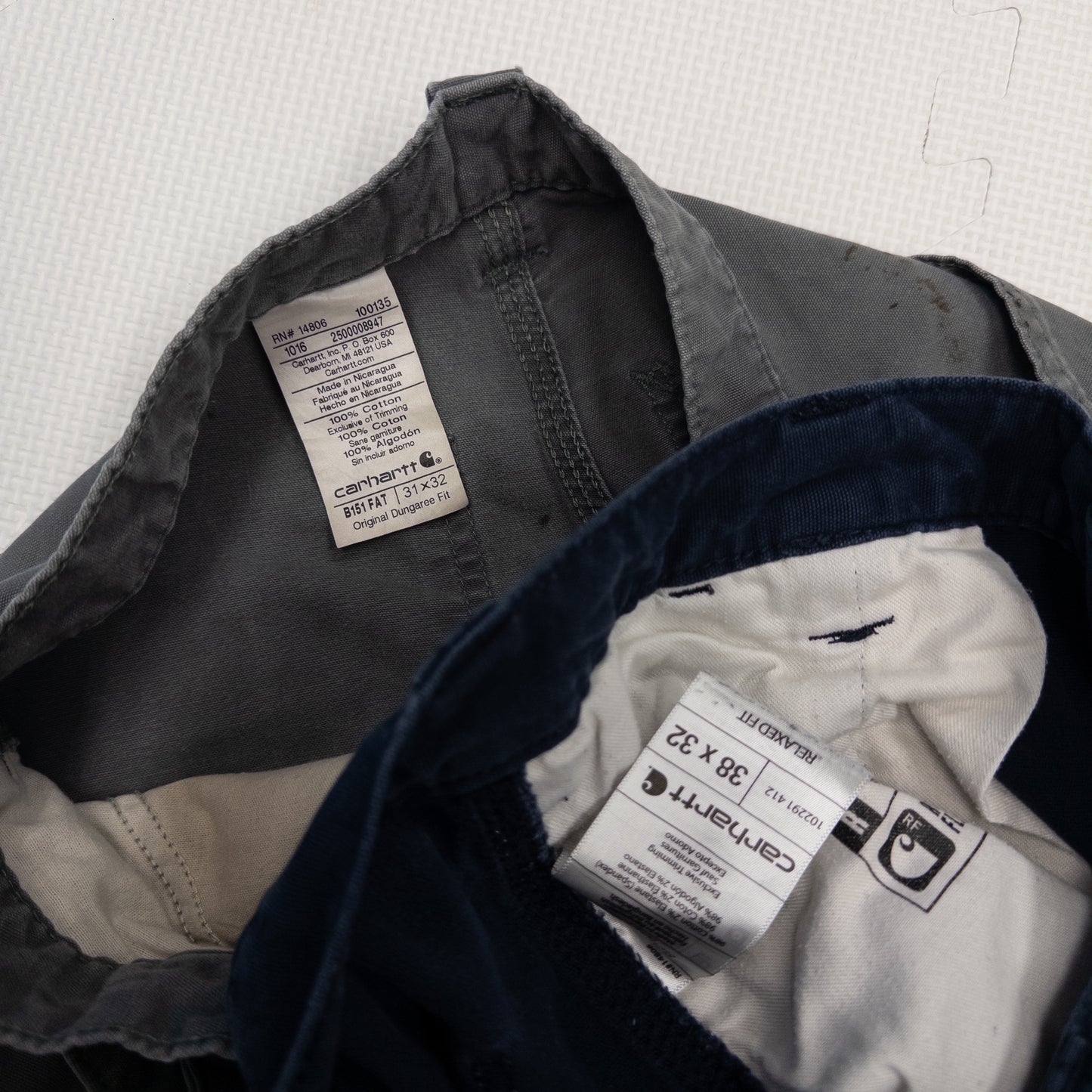 カーハートダメージデニム 9pcs  w0315013
