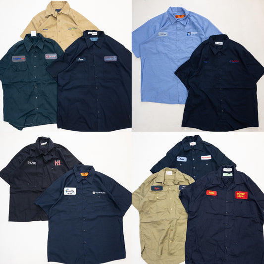 USワークシャツ（半袖） 10pcs w0403010