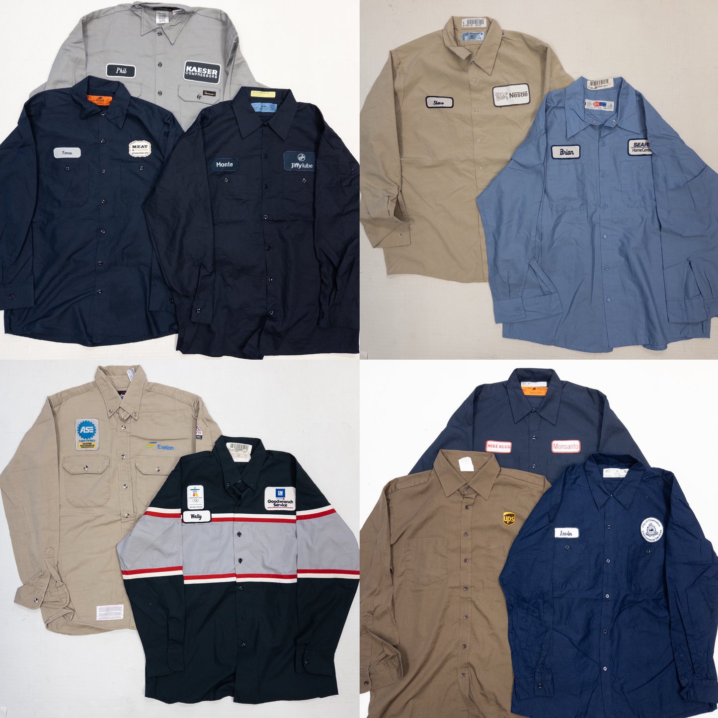 USワークシャツ（長袖） 10pcs w0403013