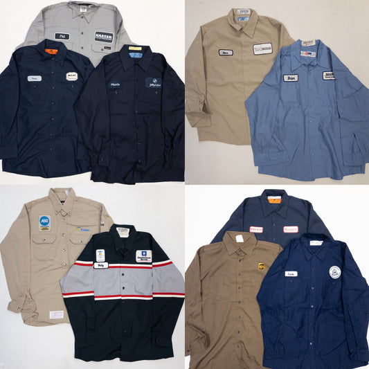 USワークシャツ（長袖） 10pcs w0403013