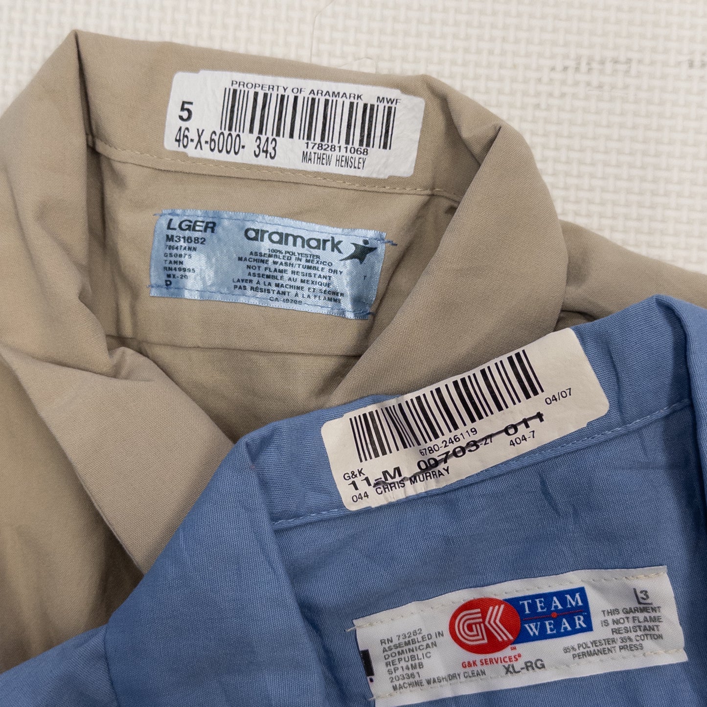 USワークシャツ（長袖） 10pcs w0403013