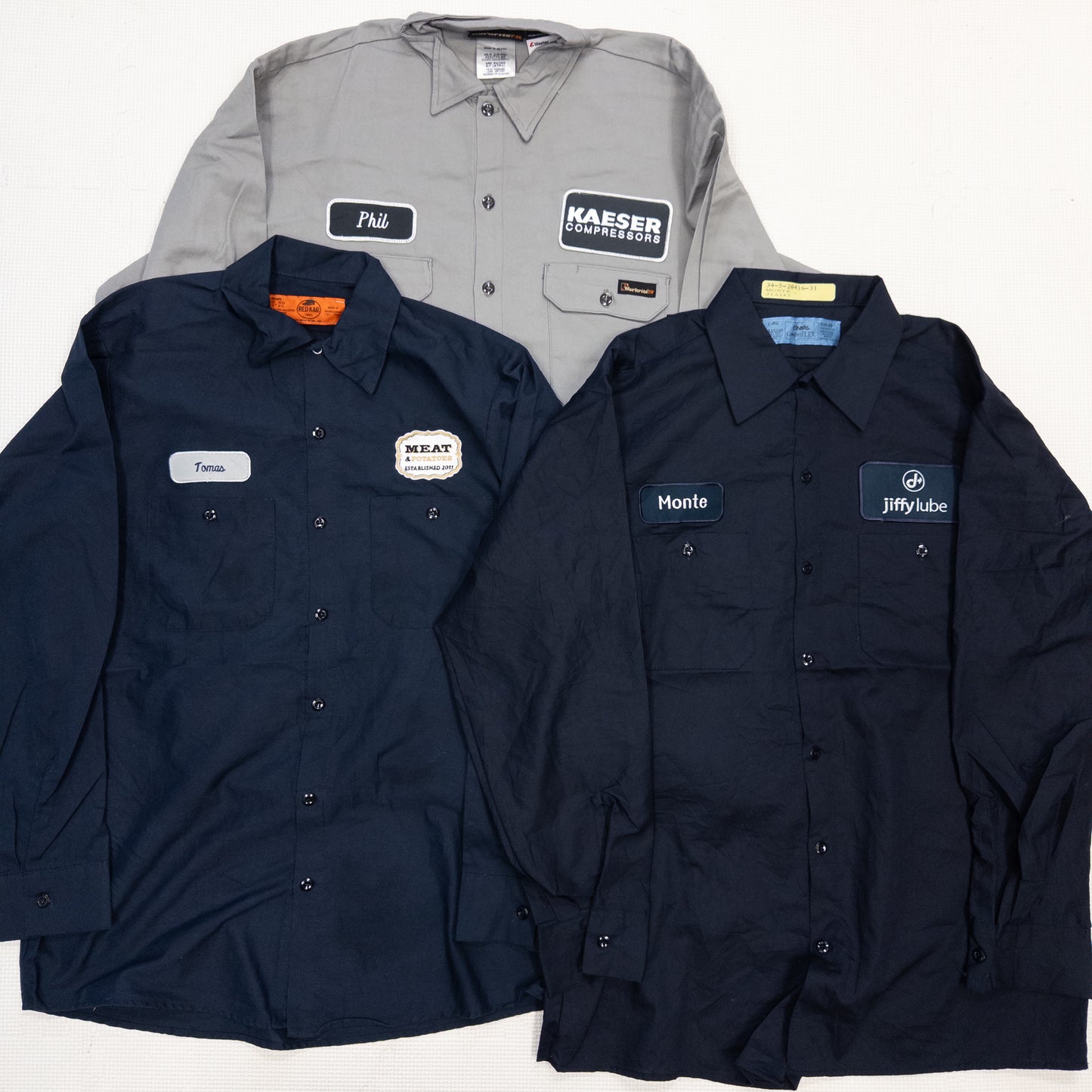 USワークシャツ（長袖） 10pcs w0403013