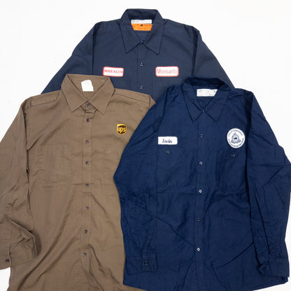 USワークシャツ（長袖） 10pcs w0403013