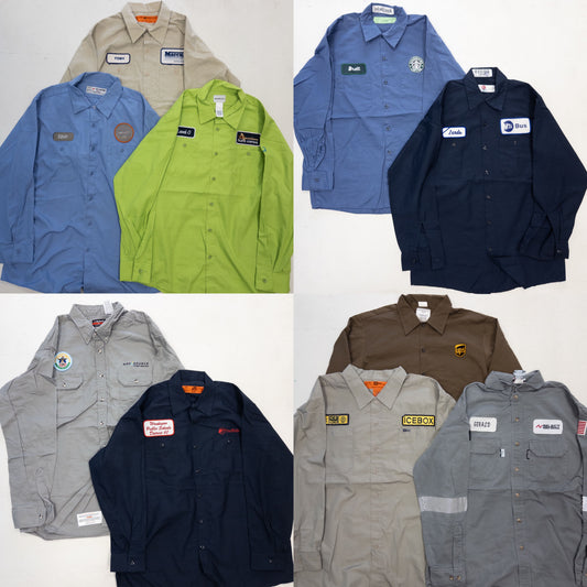 USワークシャツ（長袖） 10pcs w0405005
