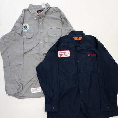 USワークシャツ（長袖） 10pcs w0405005