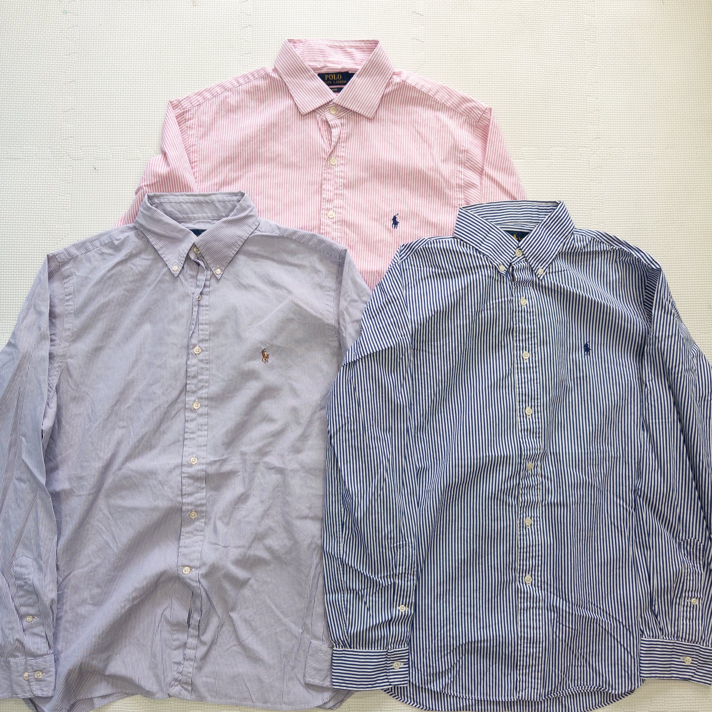 ラルフローレン長袖ストライプシャツ 10pcs w0407004